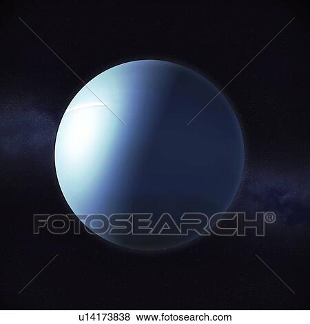 Stock Illustration - Uranus, artwork. Fotosearch
