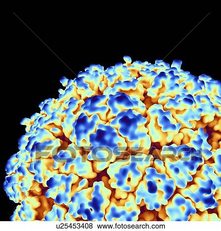 Virus particle, artwork View Large Illustration Stock Illustration - Virus particle, artwork. Fotosearch