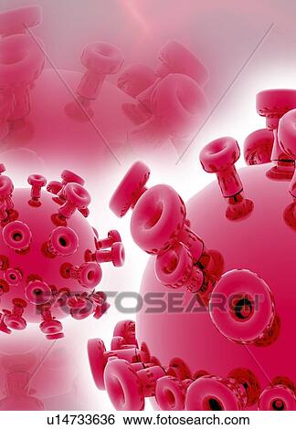 Viruses, conceptual artwork View Large Illustration Stock Illustration - Viruses, conceptual artwork. Fotosearch