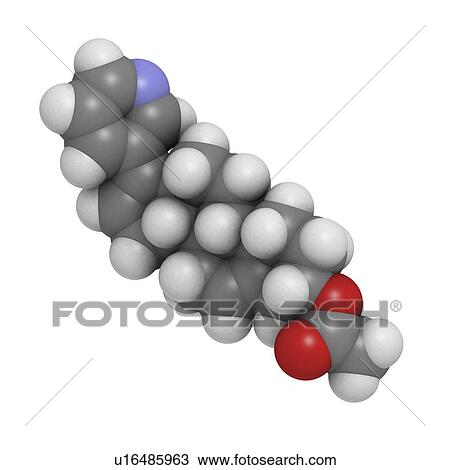 Abiraterone prostate cancer drug molecule View Large Illustration Drawing - Abiraterone prostate cancer drug molecule. Fotosearch