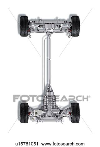 Clip Art - Car chassis, artwork. Fotosearch