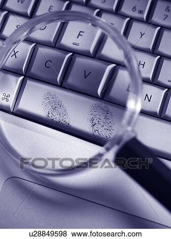 Stock Illustration - Cyber crime, conceptual image. Fotosearch