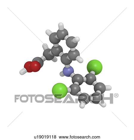 Diclofenac anti-inflammatory drug View Large Illustration Stock Illustration - Diclofenac anti-inflammatory drug. Fotosearch