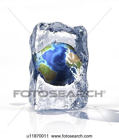 Frozen Earth, conceptual artwork View Large Illustration Clip Art - Frozen Earth, conceptual artwork. Fotosearch