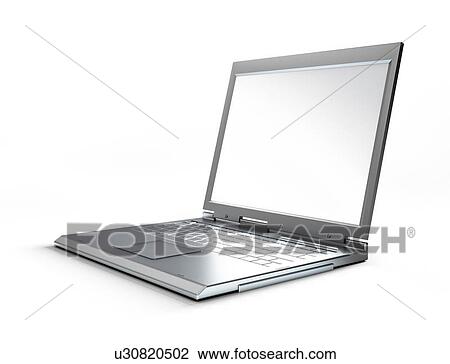 Laptop computer, artwork View Large Illustration Drawing - Laptop computer, artwork. Fotosearch