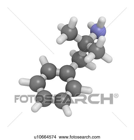 Stock Illustration - Phentermine obesity drug molecule. Fotosearch