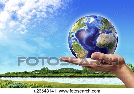 Protecting the environment, artwork View Large Illustration Clip Art - Protecting the environment, artwork. Fotosearch