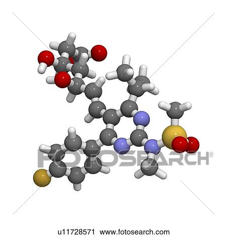 Rosuvastatin cholesterol-lowering drug View Large Illustration Clip Art - Rosuvastatin cholesterol-lowering drug. Fotosearch