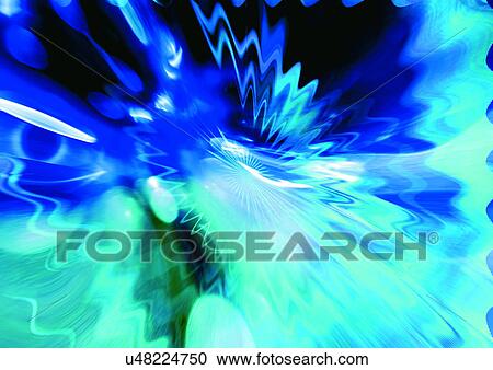 Clipart - Art, Computer Graphics, Complex, Blue, Arrangement. Fotosearch