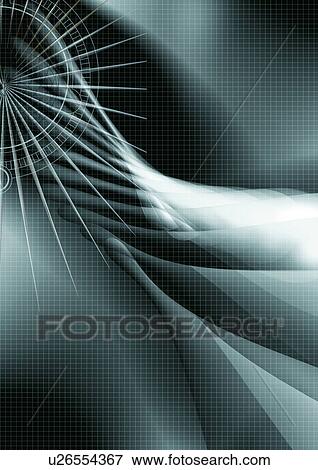 Stock Illustration - Black And White, B/W, Illustration, Digital Composite. Fotosearch