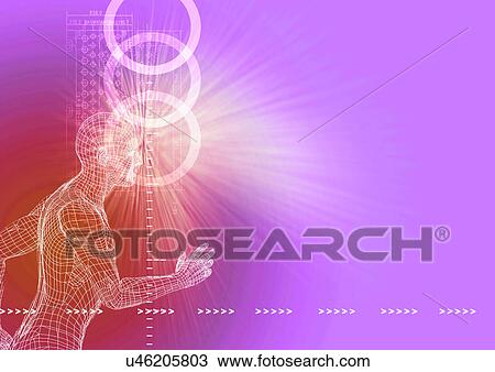 Drawing - Composite Image, Digital Composite, Digitally Generated Image, Illustration And Painting. Fotosearch
