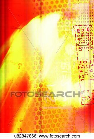 Stock Illustration - Illustration, Digital Composite, Digitally Generated Image. Fotosearch