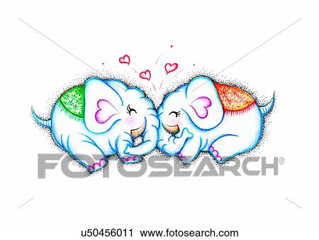 illustration, heart, elephant, kiss, love View Large Illustration Clip Art - illustration, heart, elephant, kiss, love. Fotosearch