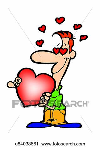 illustration, heart, person View Large Illustration Clip Art - illustration, heart, person. Fotosearch