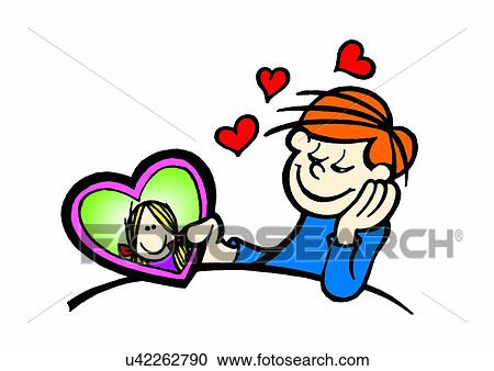 illustration, heart, person, picture View Large Illustration Clipart - illustration, heart, person, picture. Fotosearch