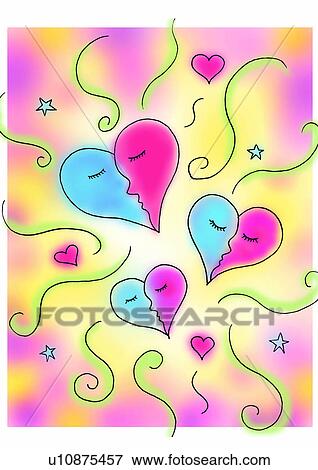 illustration, heart View Large Illustration Stock Illustration - illustration, heart. Fotosearch
