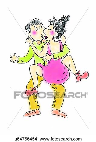 illustration, person, fall in love, kiss View Large Illustration Stock Illustration - illustration, person, fall in love, kiss. Fotosearch