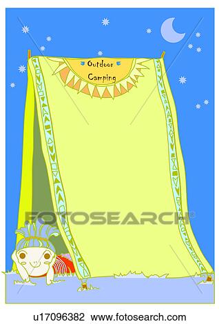 Image Dictionary, illustration, background, frame, night, moon, child View Large Illustration Drawing - Image Dictionary, illustration, background, frame, night, moon, child. Fotosearch