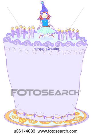 Image Dictionary, illustration, background, frame, cake, child, kid View Large Illustration Drawing - Image Dictionary, illustration, background, frame, cake, child, kid. Fotosearch