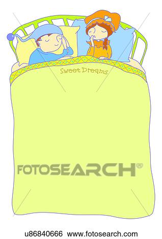 Image Dictionary, illustration, background, frame, bedquilt, pillow, sleep View Large Illustration Stock Illustration - Image Dictionary, illustration, background, frame, bedquilt, pillow, sleep. Fotosearch
