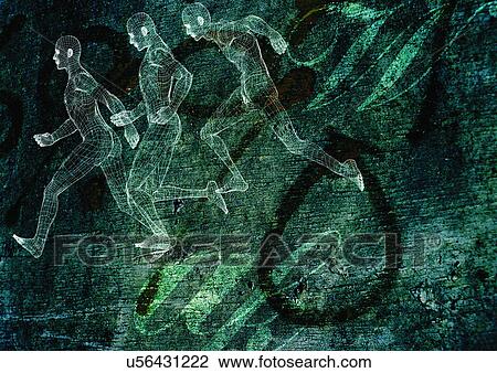 Multiple Exposure, Illustration, Digital Composite View Large Illustration Drawing - Multiple Exposure, Illustration, Digital Composite. Fotosearch