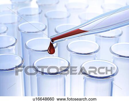 Clipart - Biological research, conceptual artwork. Fotosearch