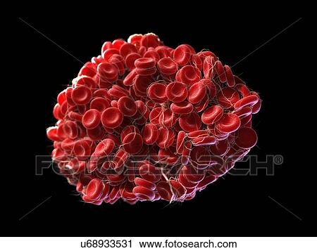 Blood clot, artwork View Large Illustration Clip Art - Blood clot, artwork. Fotosearch