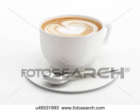 Cappuccino, artwork View Large Illustration Drawing - Cappuccino, artwork. Fotosearch