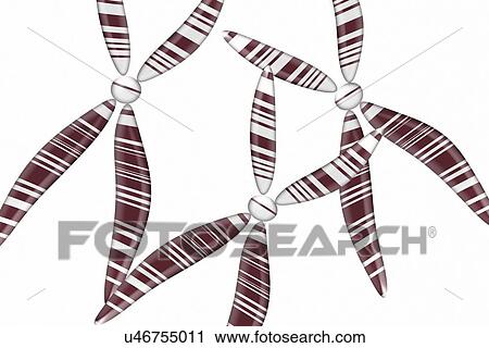 Clip Art - Chromosomes, artwork. Fotosearch