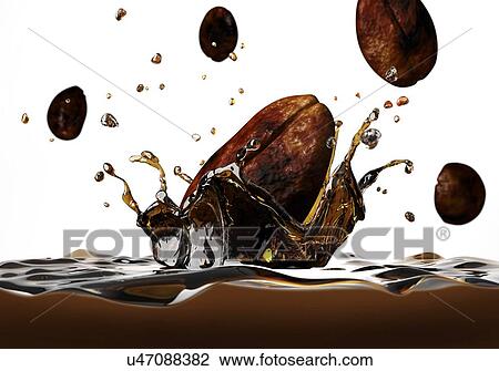 Coffee, artwork View Large Illustration Drawing - Coffee, artwork. Fotosearch