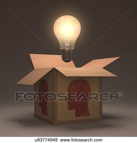 Stock Illustration - Creativity, conceptual artwork. Fotosearch