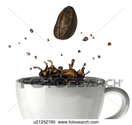 Cup of coffee, artwork View Large Illustration Stock Illustration - Cup of coffee, artwork. Fotosearch