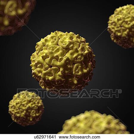 Clip Art - Densovirus particle, artwork. Fotosearch