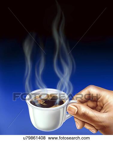 Stock Illustration - Espresso coffee, artwork. Fotosearch