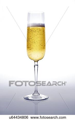 Glass of champagne, artwork View Large Illustration Stock Illustration - Glass of champagne, artwork. Fotosearch