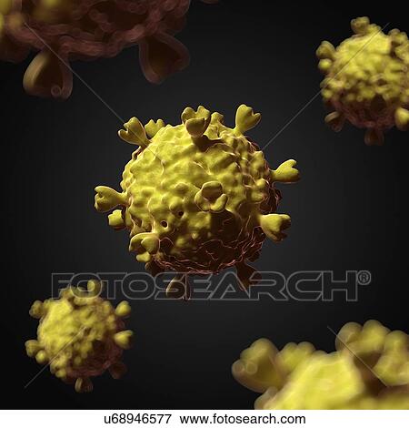 Stock Illustration - HIV, artwork. Fotosearch