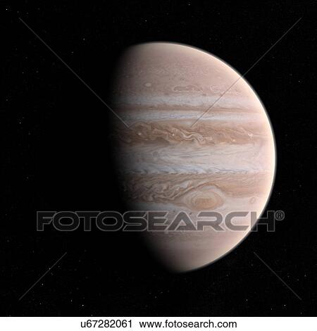 Clip Art - Jupiter, artwork. Fotosearch