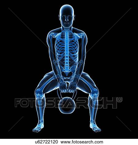 Clipart - Kettlebell workout, artwork. Fotosearch