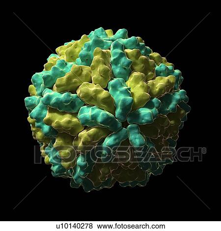 Stock Illustration - L-A virus, artwork. Fotosearch