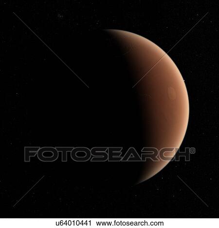 Clip Art - Mars, artwork. Fotosearch