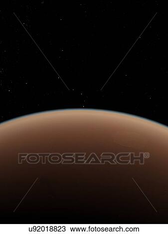 Drawing - Mars, artwork. Fotosearch