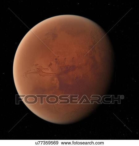 Mars, artwork View Large Illustration Stock Illustration - Mars, artwork. Fotosearch