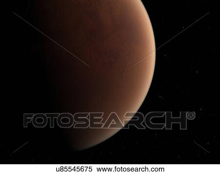 Mars, artwork View Large Illustration Stock Illustration - Mars, artwork. Fotosearch