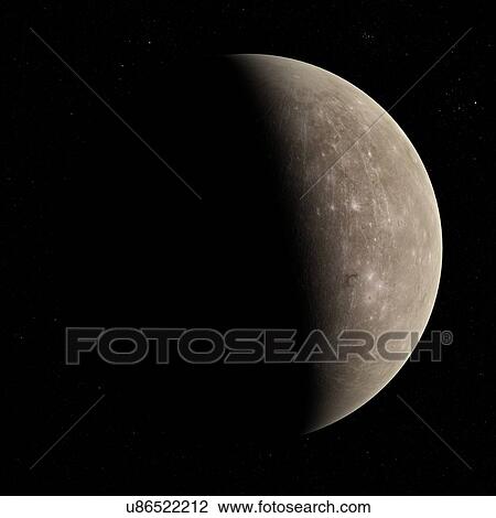 Drawing - Mercury, artwork. Fotosearch