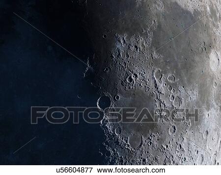 Moon, artwork View Large Illustration Stock Illustration - Moon, artwork. Fotosearch