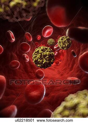 Clip Art - Norovirus, artwork. Fotosearch