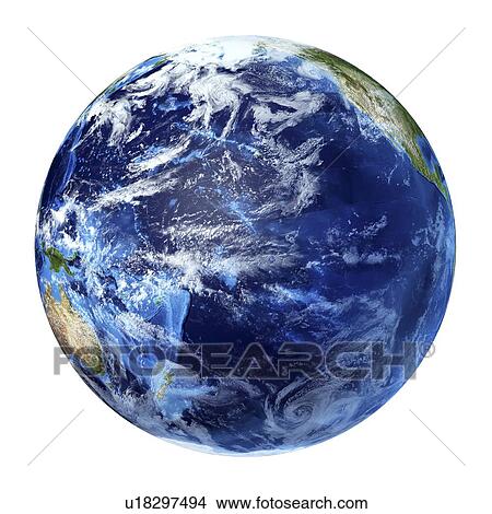 Pacific Ocean, artwork View Large Illustration Stock Illustration - Pacific Ocean, artwork. Fotosearch