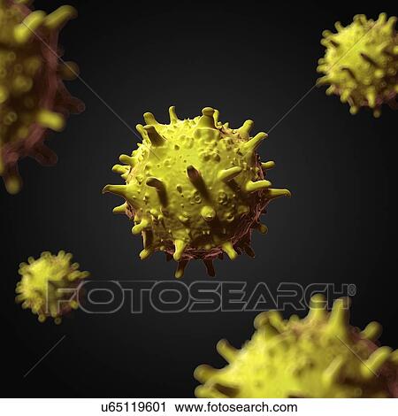 SARS virus, artwork View Large Illustration Clip Art - SARS virus, artwork. Fotosearch