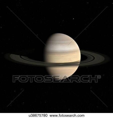 Saturn, artwork View Large Illustration Clipart - Saturn, artwork. Fotosearch