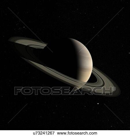 Stock Illustration - Saturn, artwork. Fotosearch